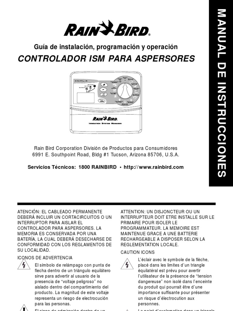 Ism Manual Es PDF | PDF | Riego | Calendario