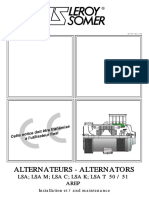 Generadores Leroy Somer Mantenimiento PDF