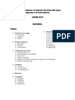 Guía de Examen de Ingreso A La Licenciatura (LITERATURA)