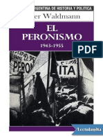 El Peronismo 19431955 - Peter Waldmann PDF