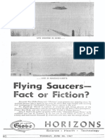 FLYING SAUCERS -- FACT OR FICTION? By John A. Keel and Dr. Donald H. Menzel