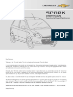Chevrolet India Owner Manual Spark 28287791 PDF