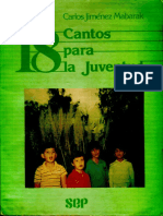 18 Cantos para La Juventud CarlosJimenezMabarak PDF