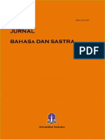 2013 2 1 Jurnal Bahasa Dan Sastra