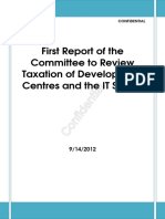 First Report of the Committee to Review Taxation of Development Centres and IT Sector - 14-09-2012.pdf