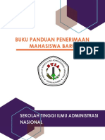 Buku Panduan Penerimaan Mahasiswa Baru