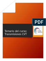 Temario Del Curso Transmisiones CVT