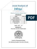 Infosys Financial Analysis Report