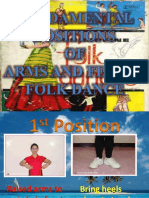 Fundamental Positions of Arms and Feet in Folk Dance