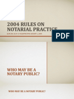 2004 Rules on Notarial Practice