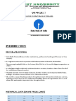 QT Project: Analysis On State Bank of India (Sbi)