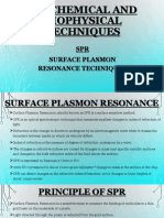 Surface Plasmon Resonance Spectroscopy - SPR