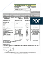 Certificado de Calidad 