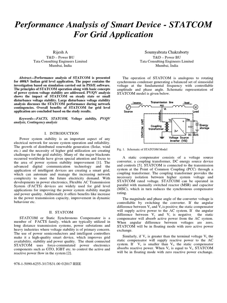 Performance Analysis of Smart Device | PDF | Electrical Grid | Power ...