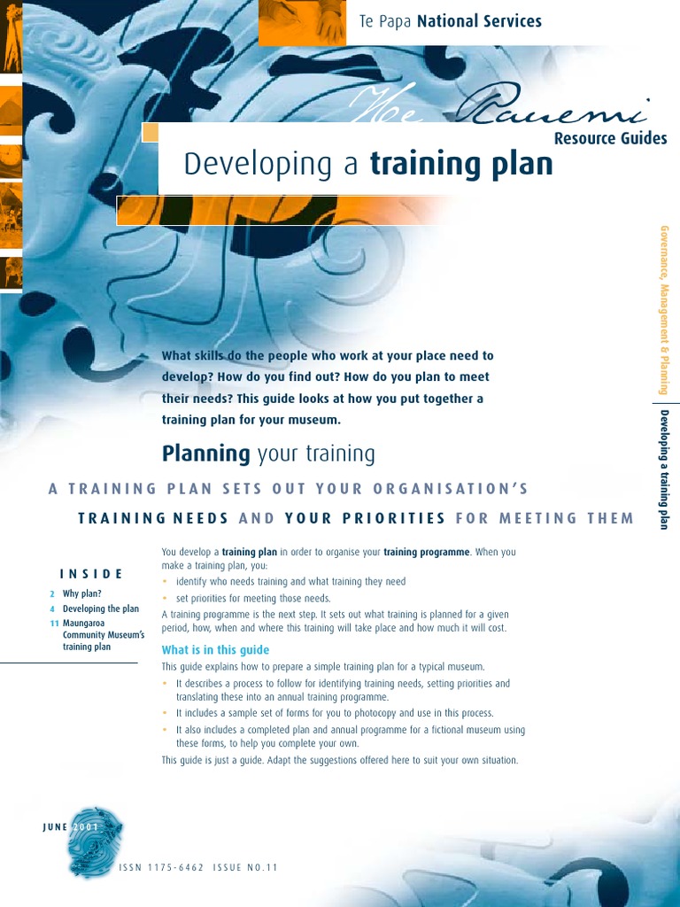 11 Developing A Training Plan 0 | PDF | Cognition | Business