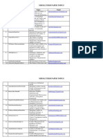 Mih 812 Term Paper Topics Assignment (Conflict Resolution and Conflict Mangement)