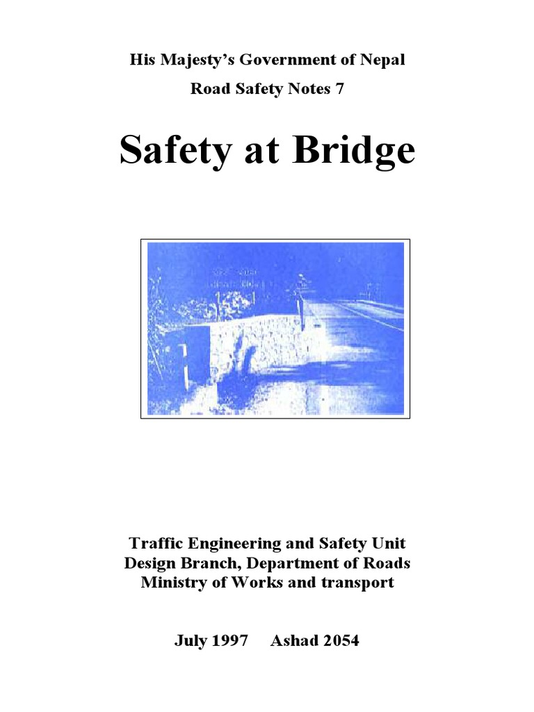 7 Safety at Bridges PDF | PDF | Lane | Traffic
