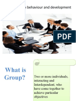 Group, Group Behaviour and Development