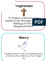 Forgiveness and Mercy Posters