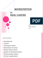 Chemoprevention IN Oral Cancer: BY Revathy.R. 477