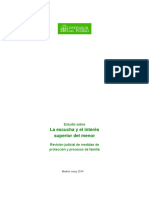 Estudio Sobre La Escucha y El Interés Superior Del Niño. Defensor Pueblo