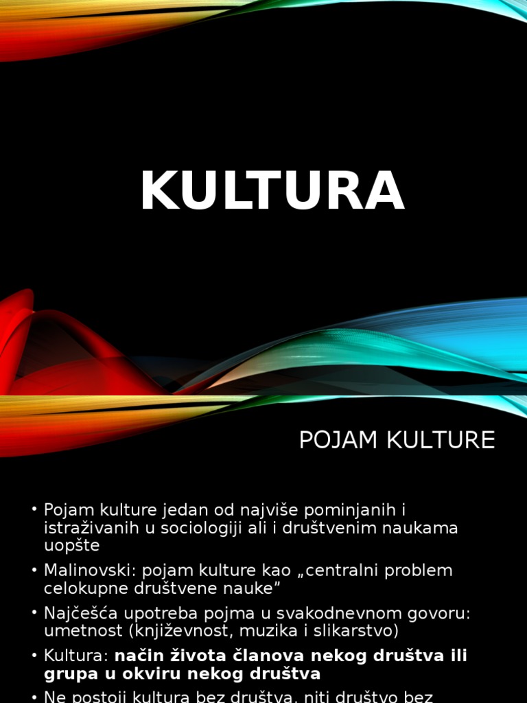 Kultura I Masovna Kultura | PDF