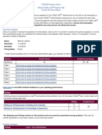 Presented in This Score Report Are For Preparation Use Only and Are Not Official Test Scores