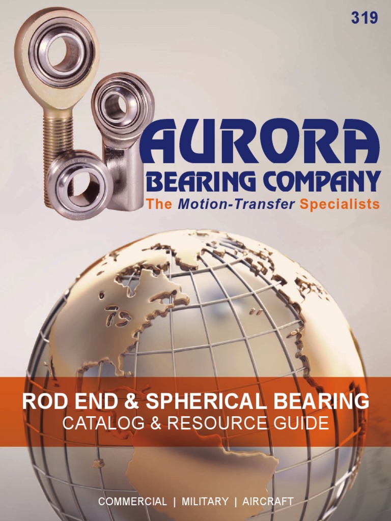 Aurora Bearing 319 Catalog PDF, PDF, Bearing (Mechanical)