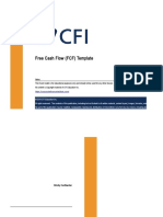 Free Cash Flow (FCF) Template