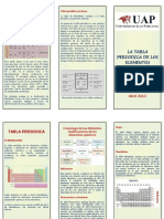 Triptico Tabla Periodica