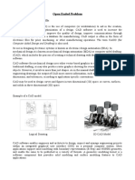 Open Ended Problem: Computer Aided Design (CAD)