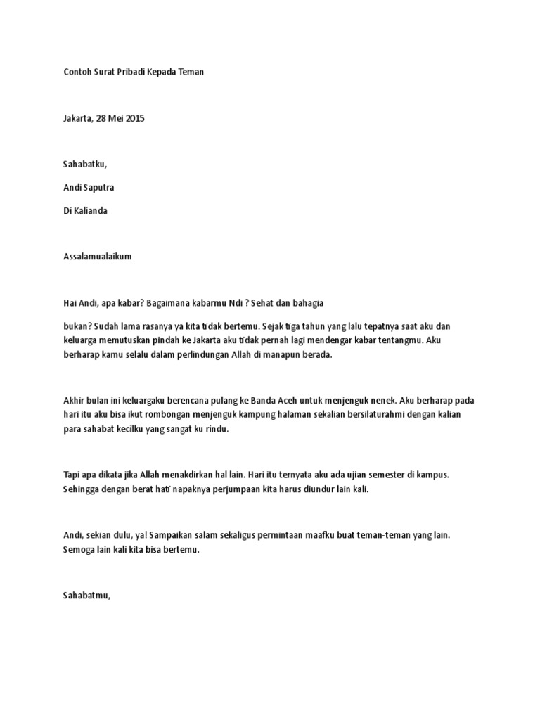 Contoh Surat Pr Pdf