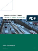 Assessing Fitness To Drive: - A Guide For Medical Professionals