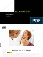 Examing A Patient
