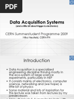 Data Acquisition Systems: CERN Summerstudent Programme 2009