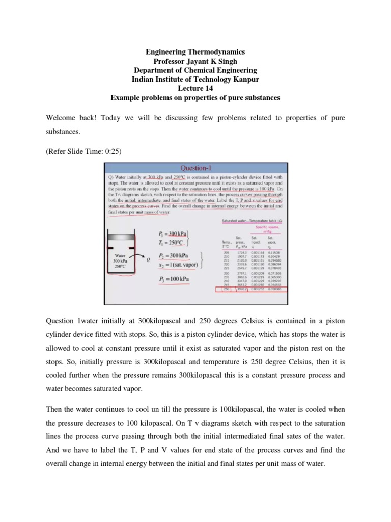 Lec 14 | PDF | Volume | Pressure