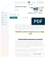 Satellite Communication by Vs Bagad PDF