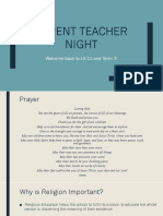 parent teacher night ppt