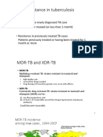 Drug resistance in tuberculosis