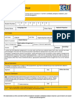 Assignment Cover Sheet Electronic ECU