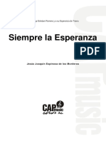 Siempre La Esperanza Jesus Joaquin Espinosa de Los Monteros Perez CapMusic PDF