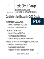 CMOS Logic Circuit Design: Combinational and Sequential CMOS Circuits