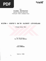 Ahmet Öğreten, Nizam-I Cedid'e Da'ir Islahat Layihaları 007605 PDF