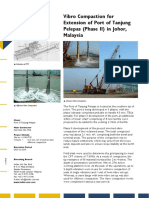 Vibro Compaction For Extension of Port of Tanjung Pelepas (Phase II) in Johor, Malaysia