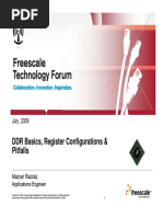 DDR Basics, Register Configurations & Pitfalls: July, 2009