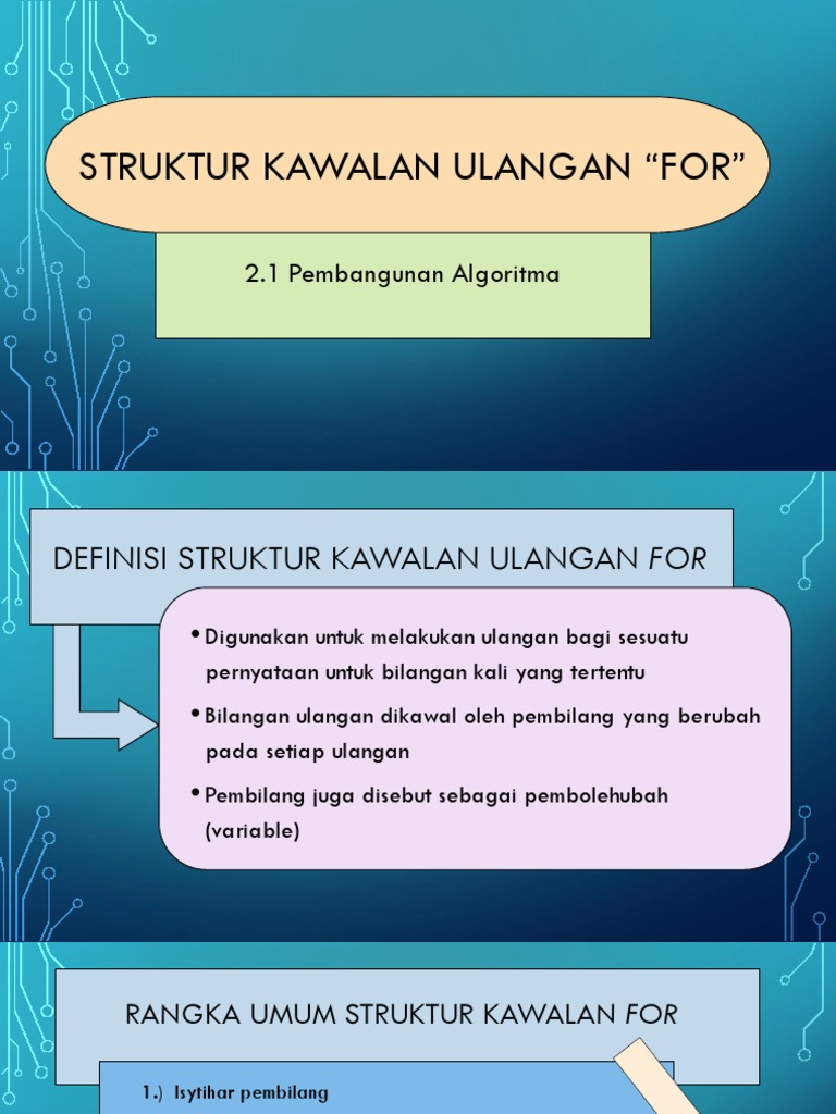 Struktur Kawalan Ulangan For Pdf