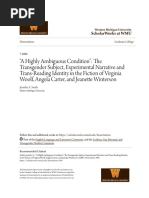 A Highly Ambiguous Condition - The Transgender Subject Experime PDF