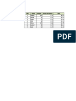 Bmi Calculation