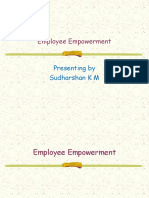 Employee Empowerment: Presenting by Sudharshan K M