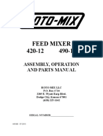 Feed Mixer 420-12 490-14: Assembly, Operation and Parts Manual